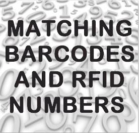 Matching Barcodes and RFID Numbers